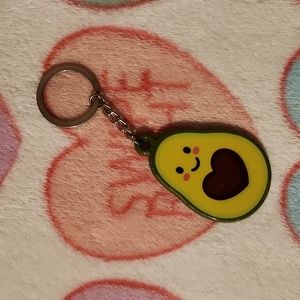 Kawaii Avocado Keychain